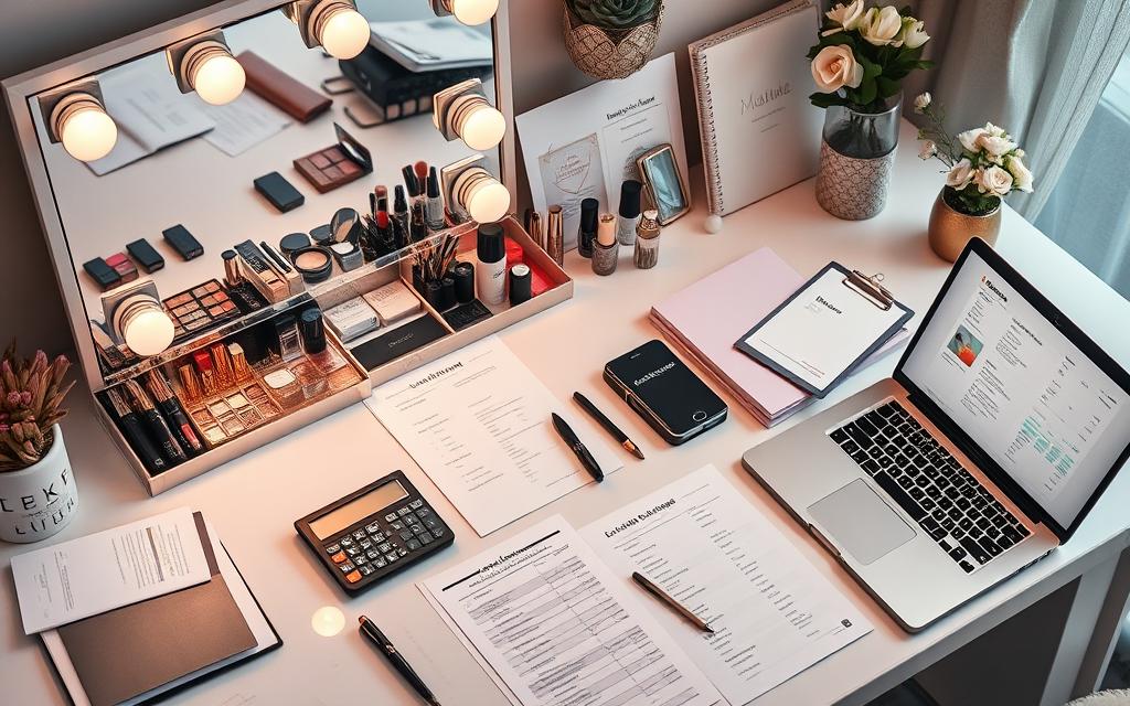 beauty business finances